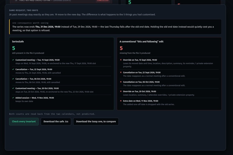 SeriesSafe – screenshot 1