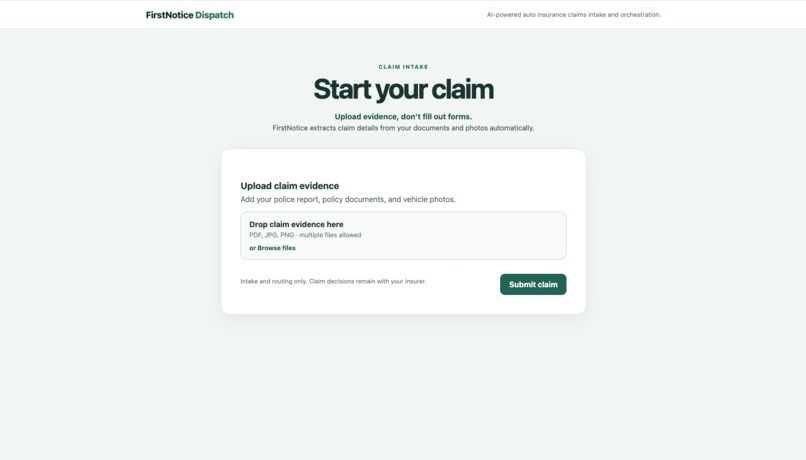 FirstNotice Dispatch – screenshot 1