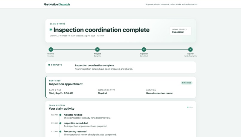 FirstNotice Dispatch – screenshot 2