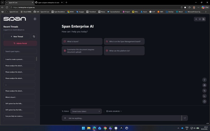 Span Enterprise AI Core – screenshot 4