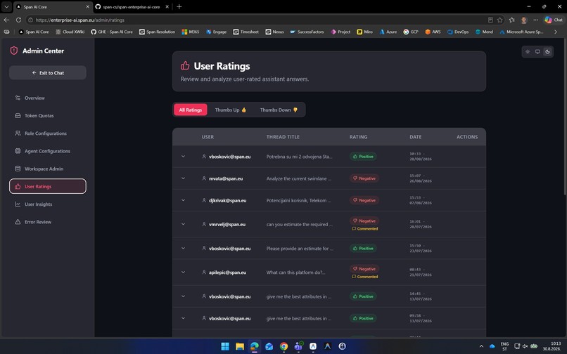 Span Enterprise AI Core – screenshot 5