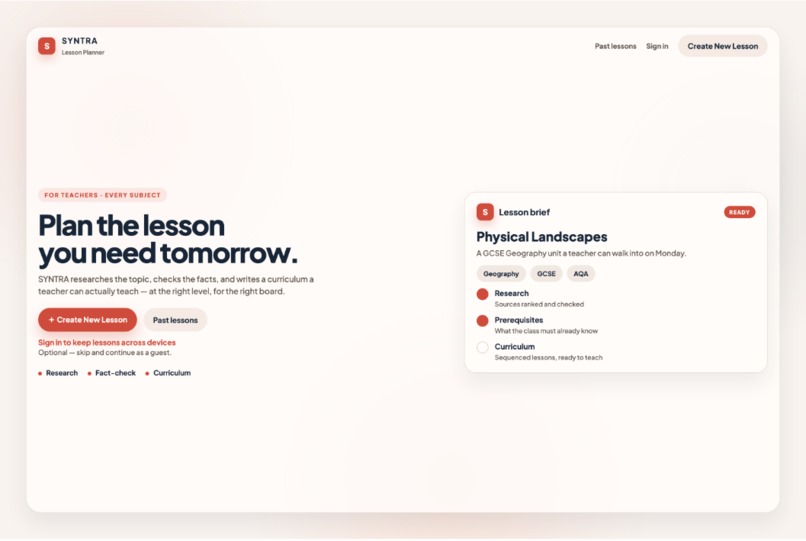 Syntra – screenshot 1