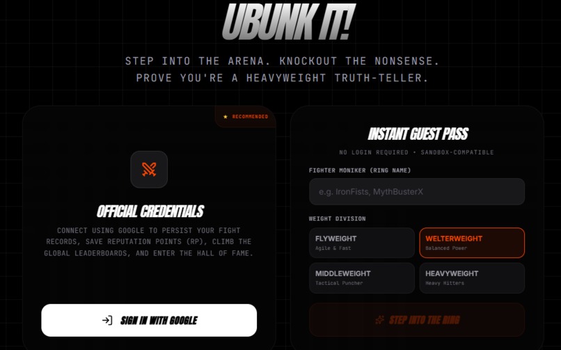 uBunk  – screenshot 1