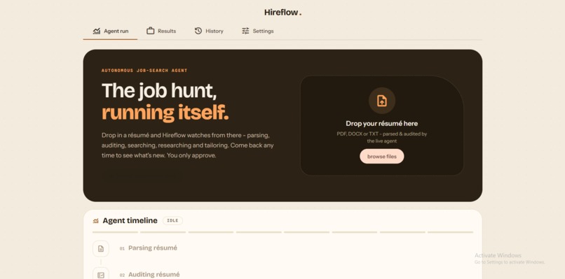 Hireflow – screenshot 1
