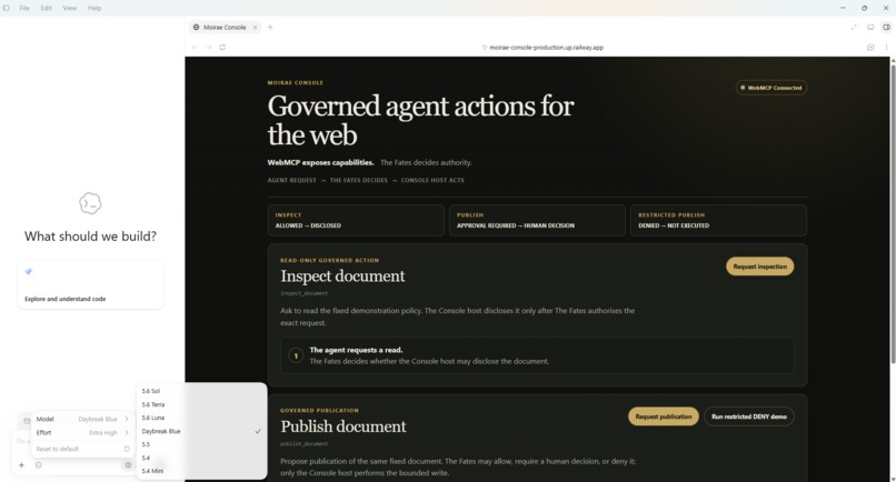 Moirae Console – screenshot 3