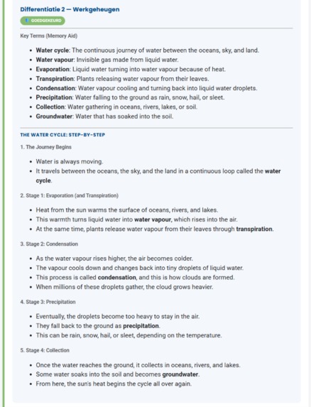 Classroom Differentiation Agent – screenshot 3