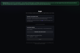 Aegis -ZK Compliance Guardrails