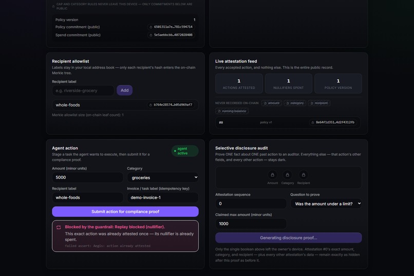Aegis -ZK Compliance Guardrails – screenshot 2