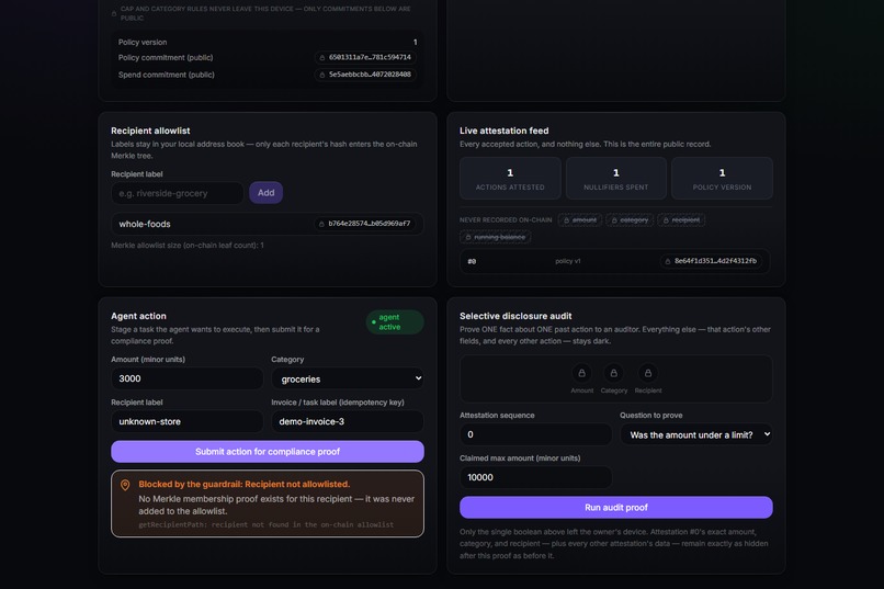 Aegis -ZK Compliance Guardrails – screenshot 4