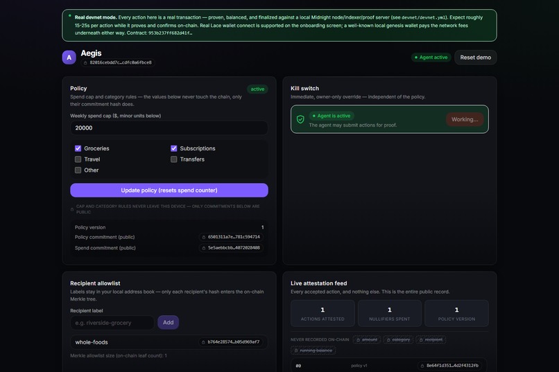 Aegis -ZK Compliance Guardrails – screenshot 6