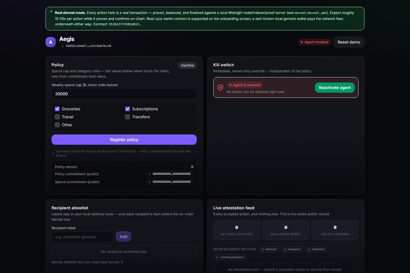 Aegis -ZK Compliance Guardrails – screenshot 7