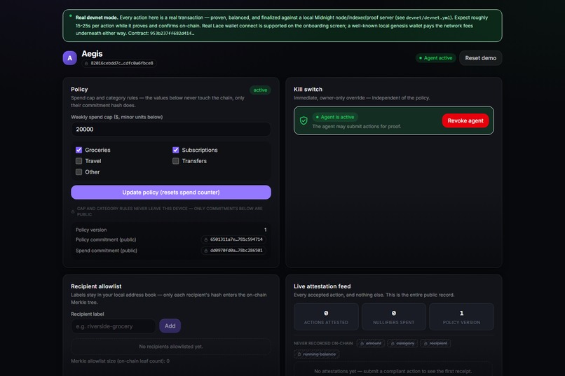 Aegis -ZK Compliance Guardrails – screenshot 8