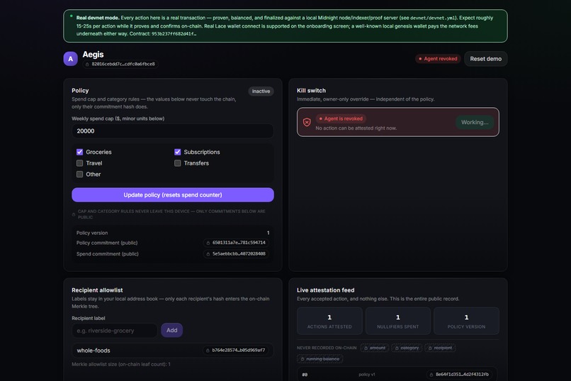 Aegis -ZK Compliance Guardrails – screenshot 9
