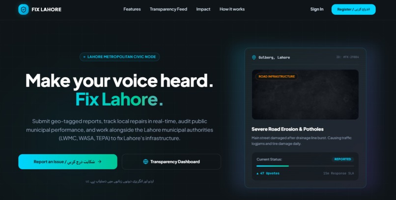 Fix Lahore – screenshot 1