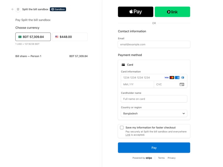 split-the-bill – screenshot 3