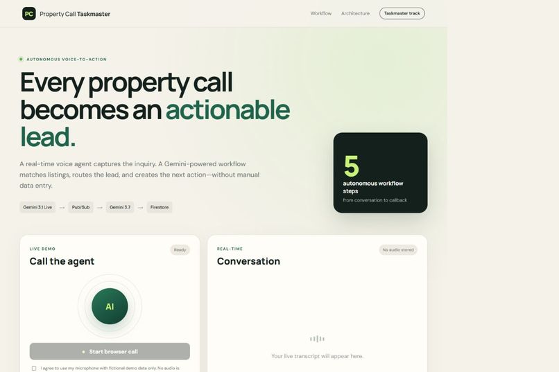 PropertyCall Agent – screenshot 2