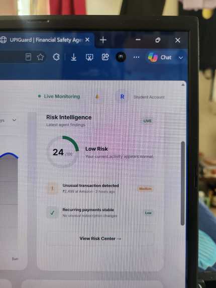 UPIGaurd-Autonomous Financial safety Agent – screenshot 2