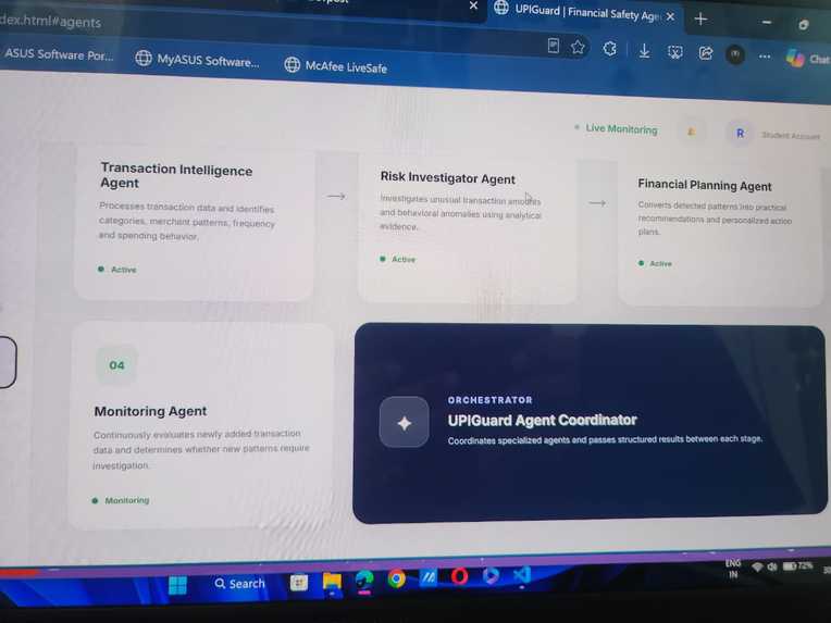 UPIGaurd-Autonomous Financial safety Agent – screenshot 9