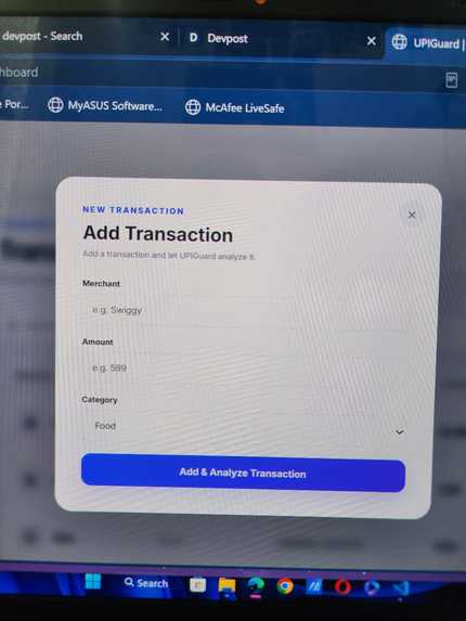 UPIGaurd-Autonomous Financial safety Agent – screenshot 10