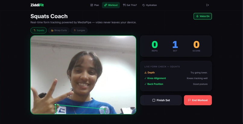 ZiddiFit – screenshot 2