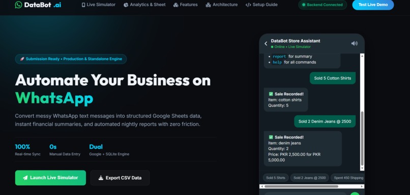 DataBot.ai – screenshot 1