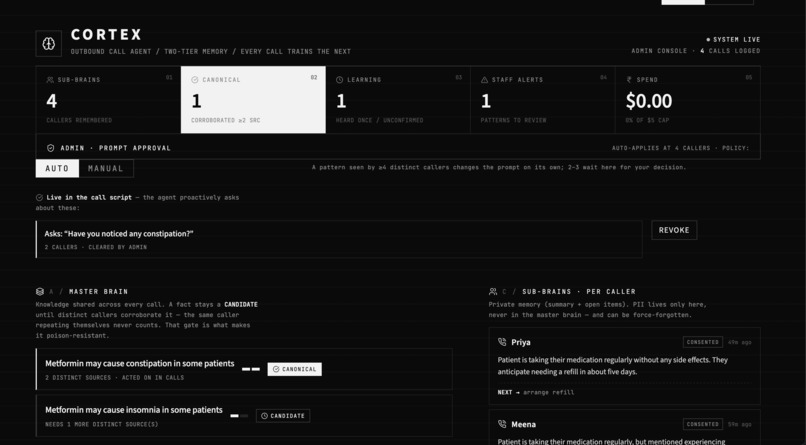Cortex – screenshot 1