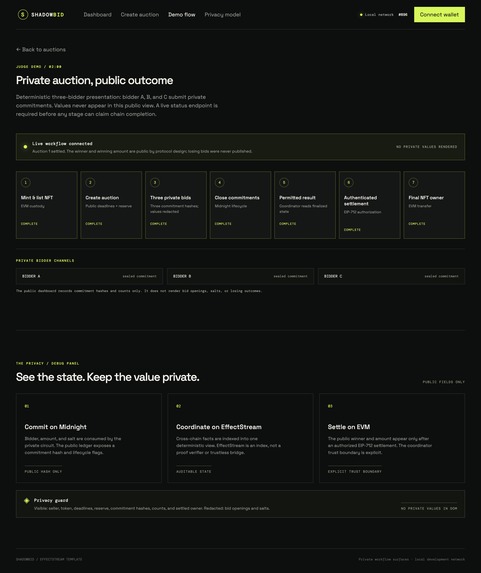 ShadowBid – screenshot 1