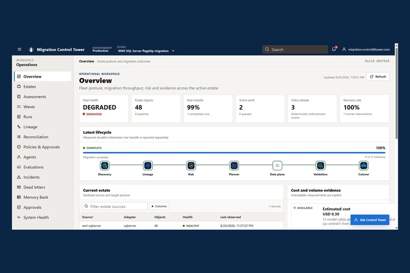 Migration Control Tower – screenshot 3