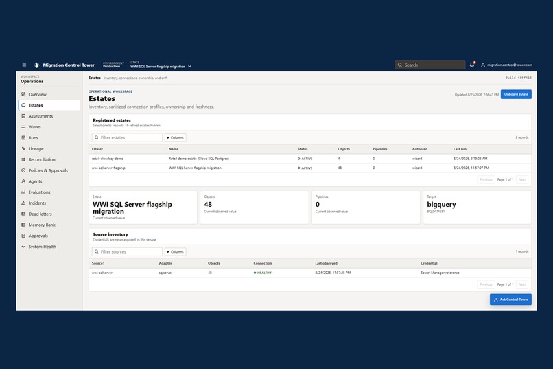 Migration Control Tower – screenshot 4