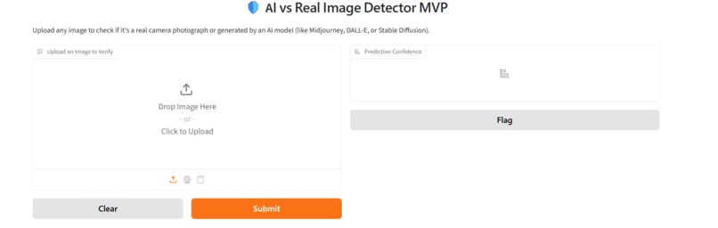 AI-generated image detector – screenshot 1