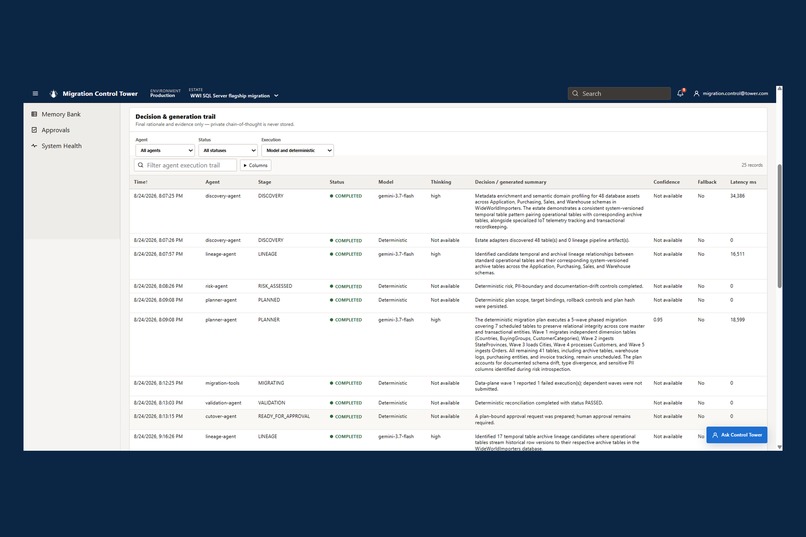 Migration Control Tower – screenshot 8