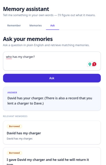 Memora – screenshot 3