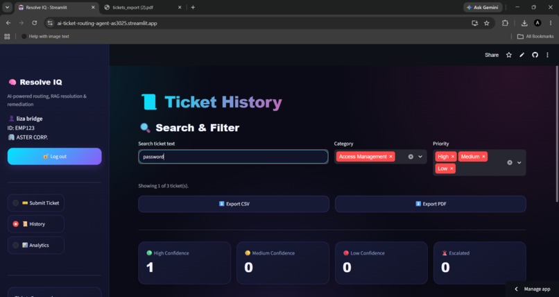 ResolveIQ — Intelligent Ticket Routing – screenshot 10