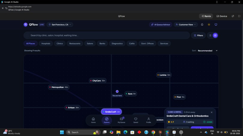 QFlow – screenshot 1