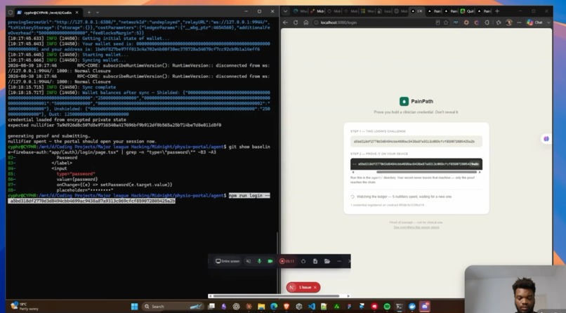 Painpath portal with Midnight intergration – screenshot 1