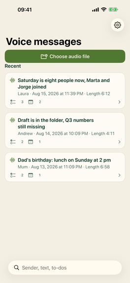AlGrano: Voice Note Summary – screenshot 4
