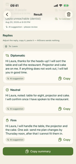 AlGrano: Voice Note Summary – screenshot 5