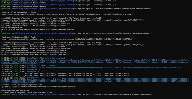Painpath portal with Midnight intergration – screenshot 2