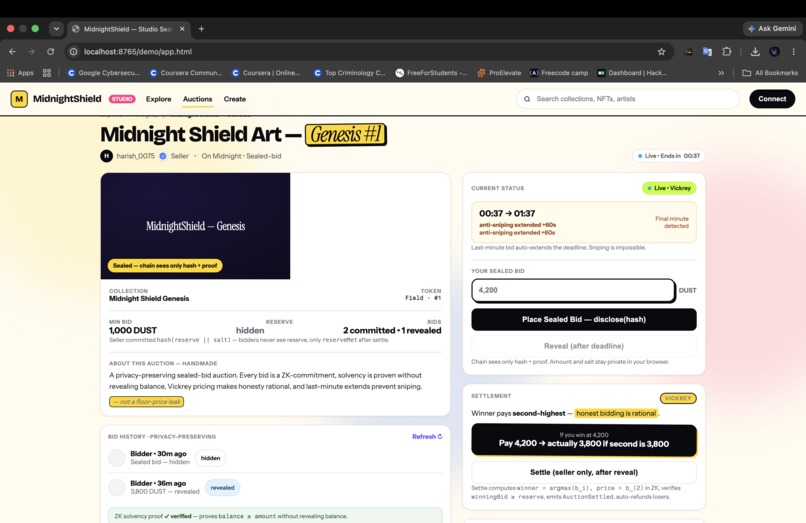 MidnightShield – screenshot 1