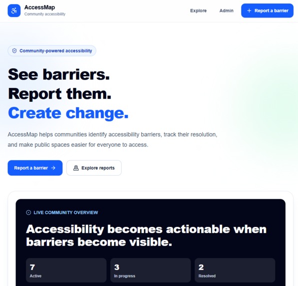 AccessMap – screenshot 1
