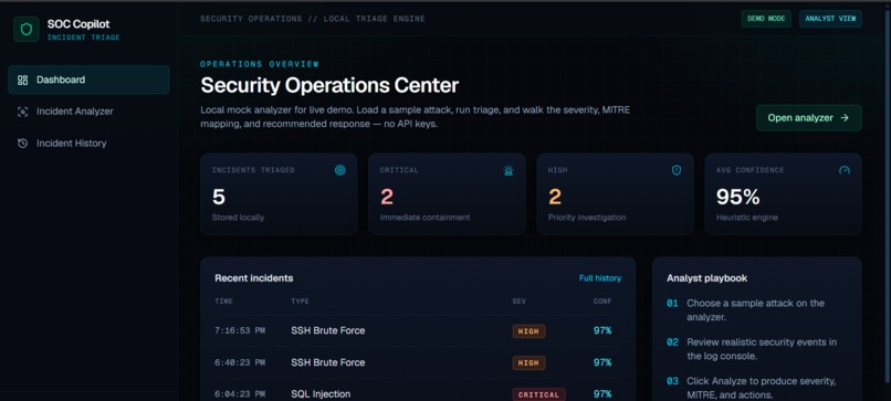 SOC Copilot – screenshot 1