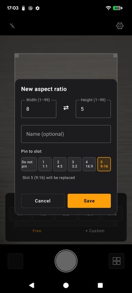 Encadra: Frame Ratio Camera – screenshot 3