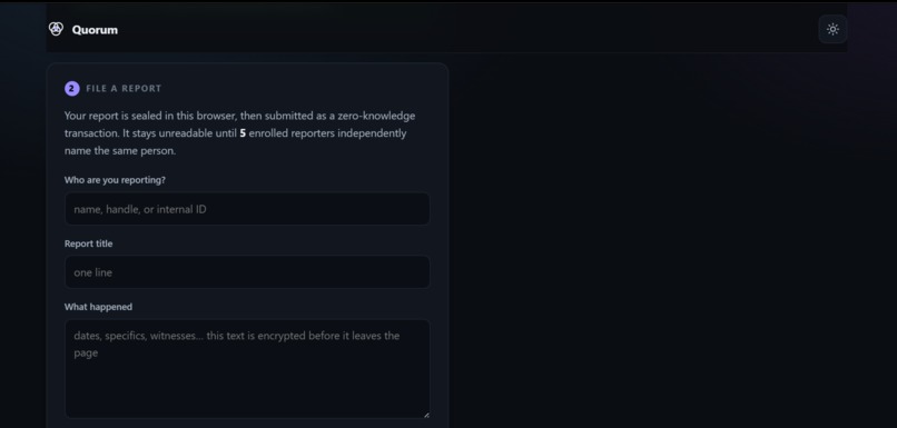 Quorum Escrow – screenshot 5