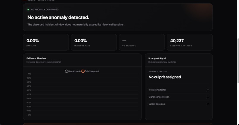 RootCause – screenshot 2
