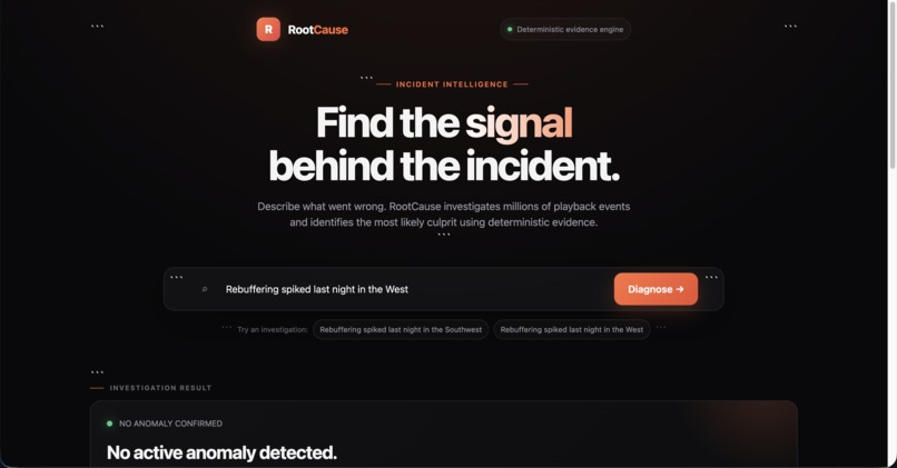 RootCause – screenshot 1