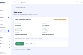 NexaWork — AI-Powered Employee Operations Hub