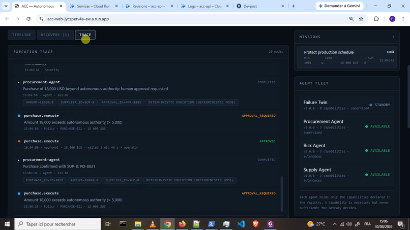 Agent Command Center (ACC) — Autonomous Mission Control – screenshot 6