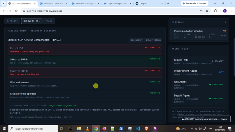 Agent Command Center (ACC) — Autonomous Mission Control – screenshot 9