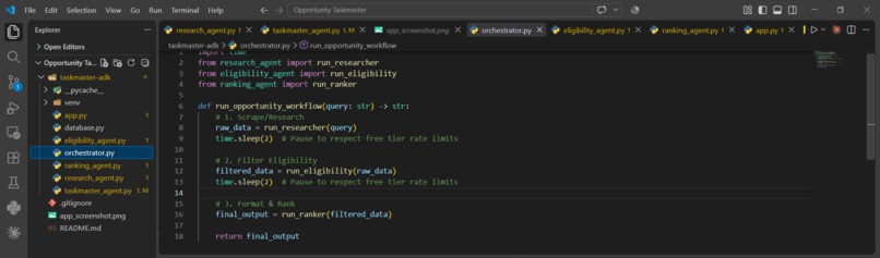 Internship & hackathon AI Finder – screenshot 4