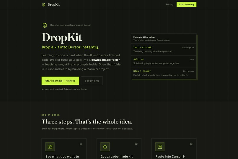 DropKit – screenshot 2
